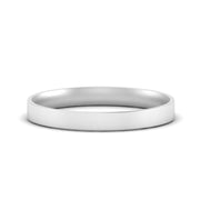 Light Weight Flat 4 mm Mens Wedding Band